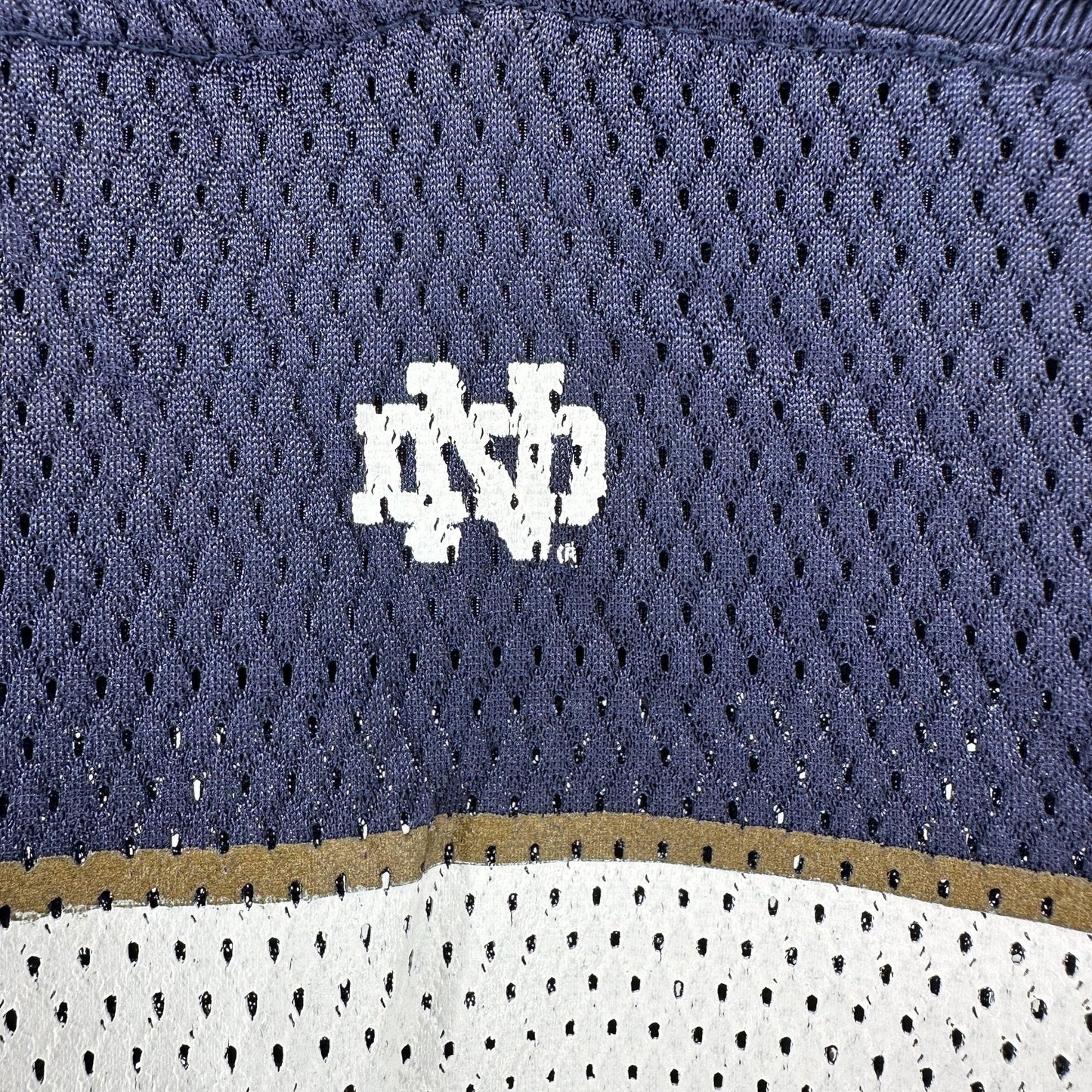 Adidas Notre Dame Football Jersey Mens XL Navy No 7 Mesh Team Sportswear