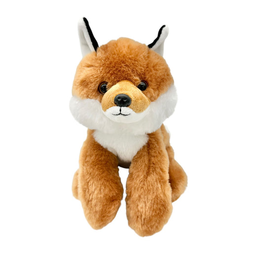 Adorable Plush Fox Stuffed Animal By The Petting Zoo Soft Polyester Toy Ages 3+