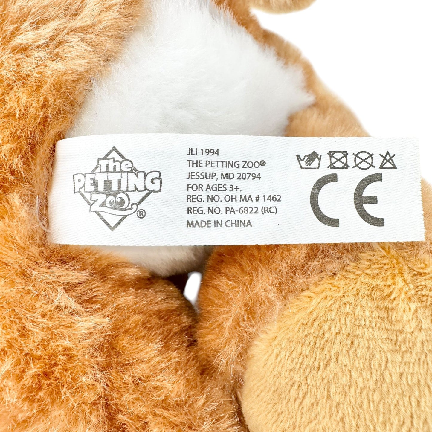 Adorable Plush Fox Stuffed Animal By The Petting Zoo Soft Polyester Toy Ages 3+