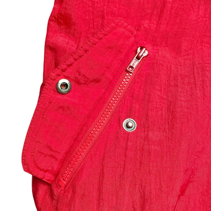Ohio State Buckeyes L Red Puffer Jacket With Hood & Logo Athletic Branding