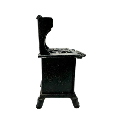 Blue Bird Vintage Cast Iron Toy Stove With Coal Bucket & Shovel 6” H Collectible