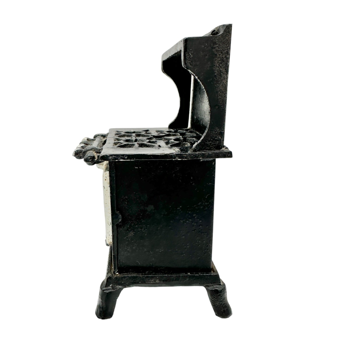 Blue Bird Vintage Cast Iron Toy Stove With Coal Bucket & Shovel 6” H Collectible