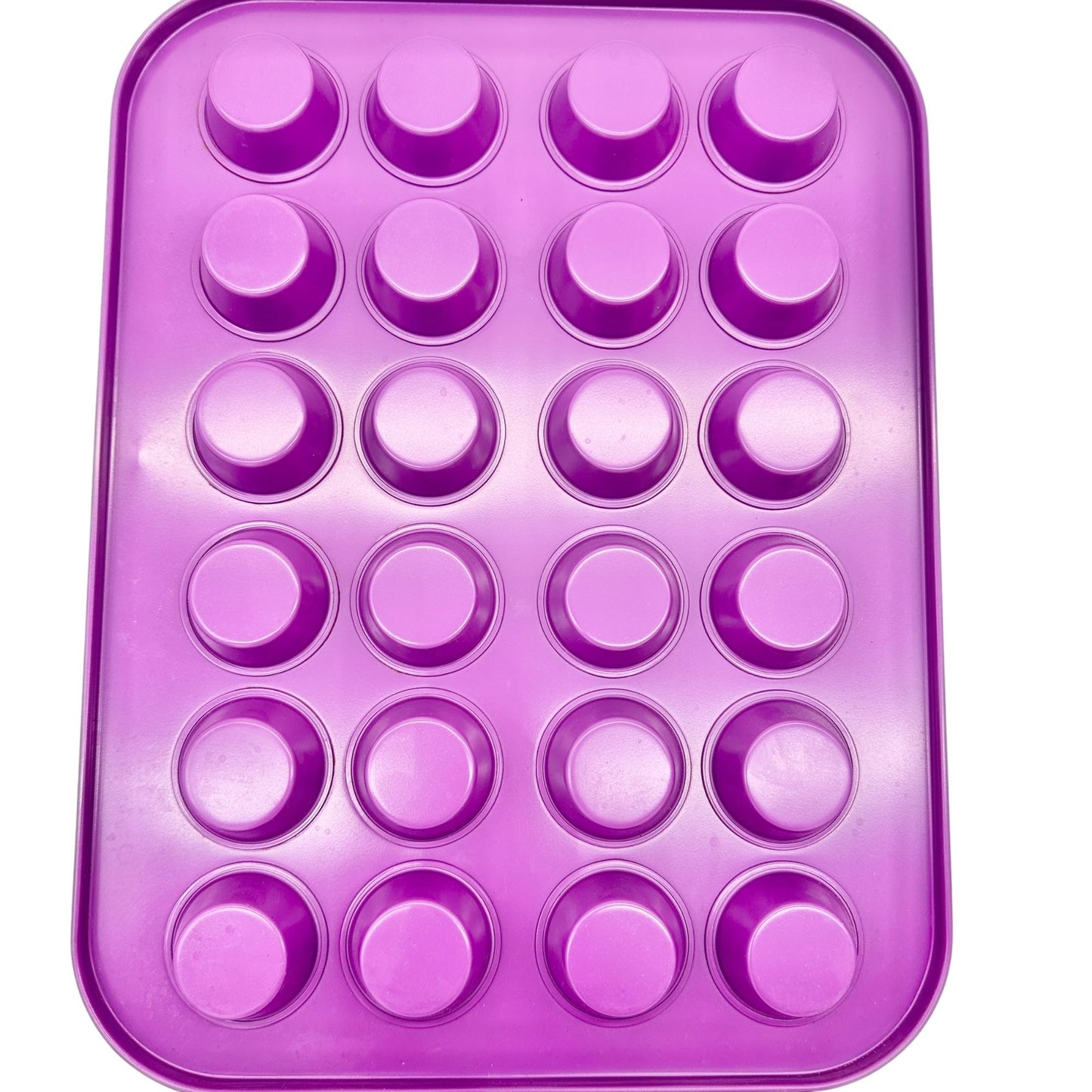 3-Piece Multicolor Metal Mini-Cake, Muffin and Cupcake Baking Pan Set