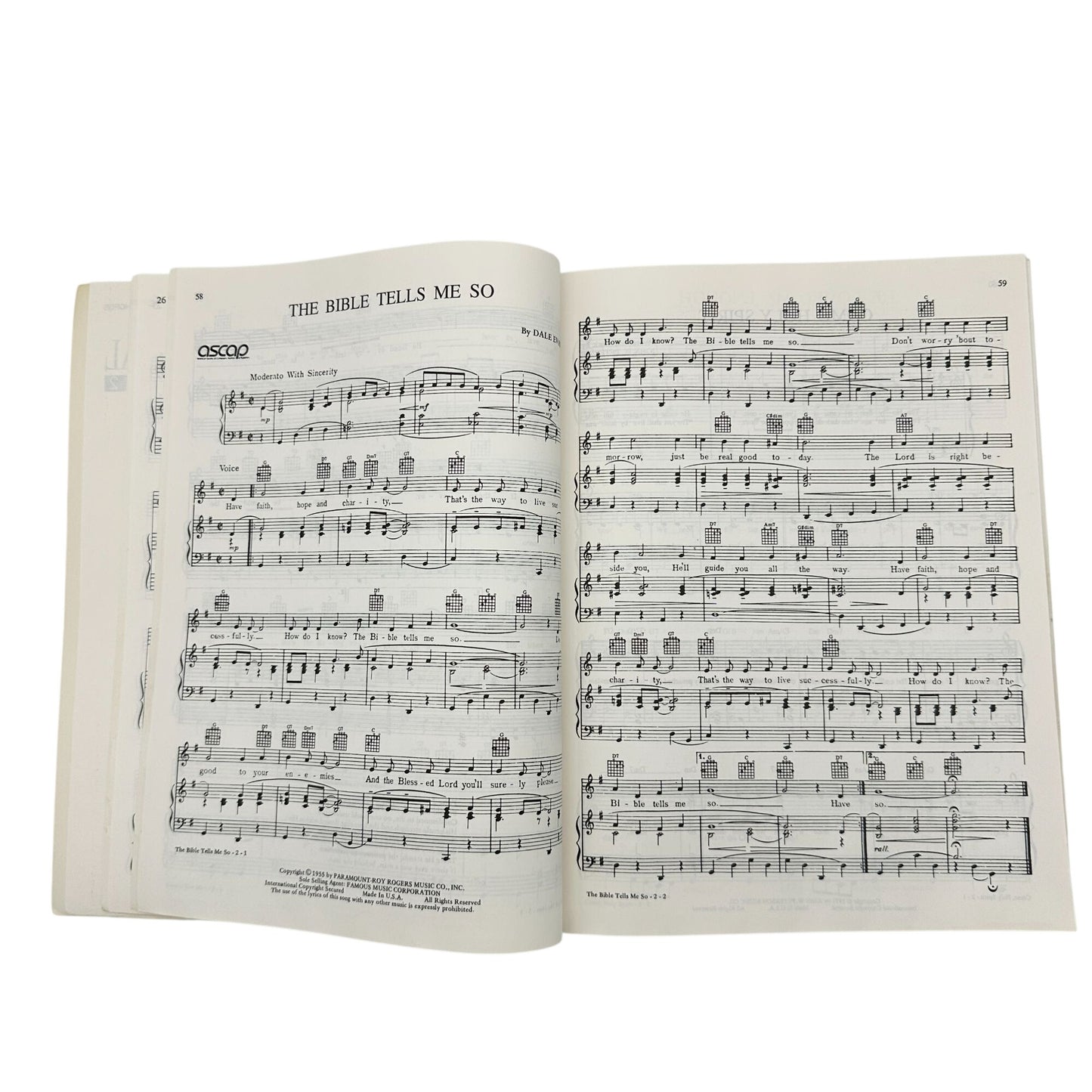 The Best Of Gospel and Inspirational Music Vol 2 Book Piano/Vocal/Chords 12 x 9