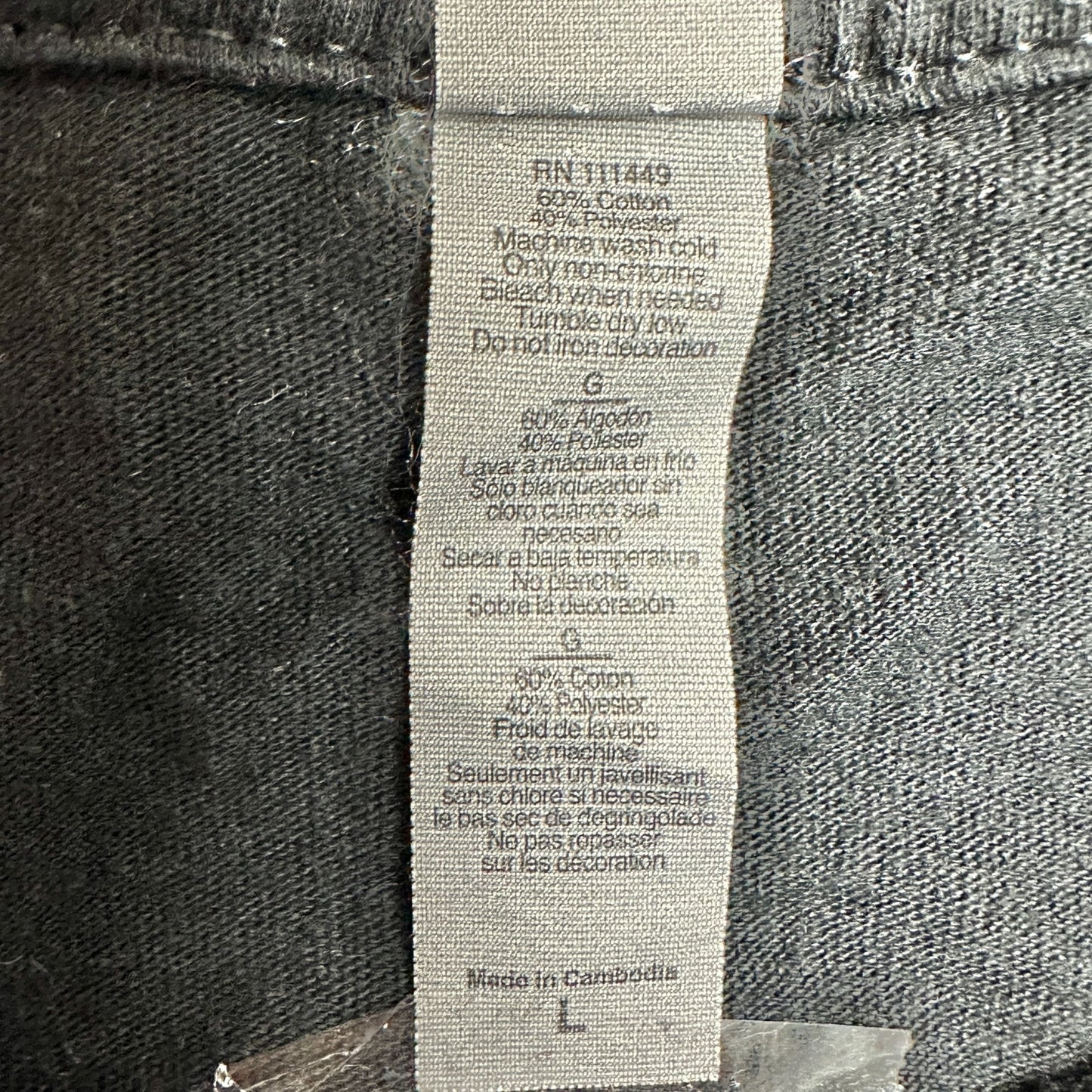 Gentleman Jack Cocktail Recipe Tee Shirt L Black Graphic Next Level Cotton Blend