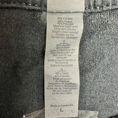 Gentleman Jack Cocktail Recipe Tee Shirt L Black Graphic Next Level Cotton Blend