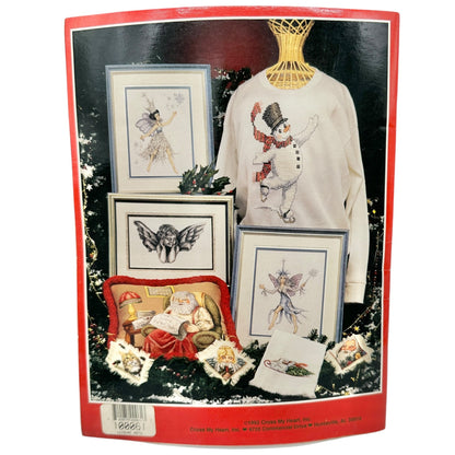 Cross My Heart Inc Christmas Magic Cross Stitch Pattern Book 1992 Leisure Arts