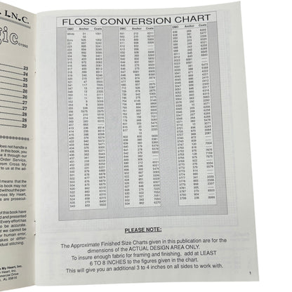 Cross My Heart Inc Christmas Magic Cross Stitch Pattern Book 1992 Leisure Arts