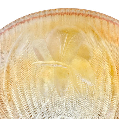 Jeannette Iris & Herringbone Marigold Bowl 8 inch Carnival Glass