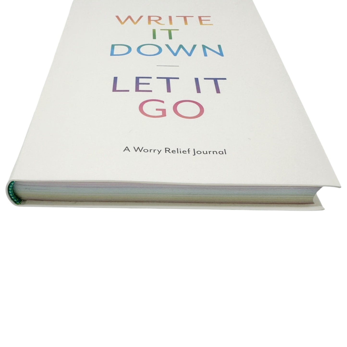 Write It Down Let It Go Worry Relief Journal By Chronicle Books Hardcover
