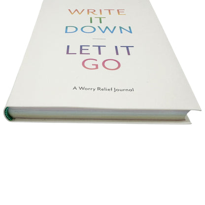 Write It Down Let It Go Worry Relief Journal By Chronicle Books Hardcover