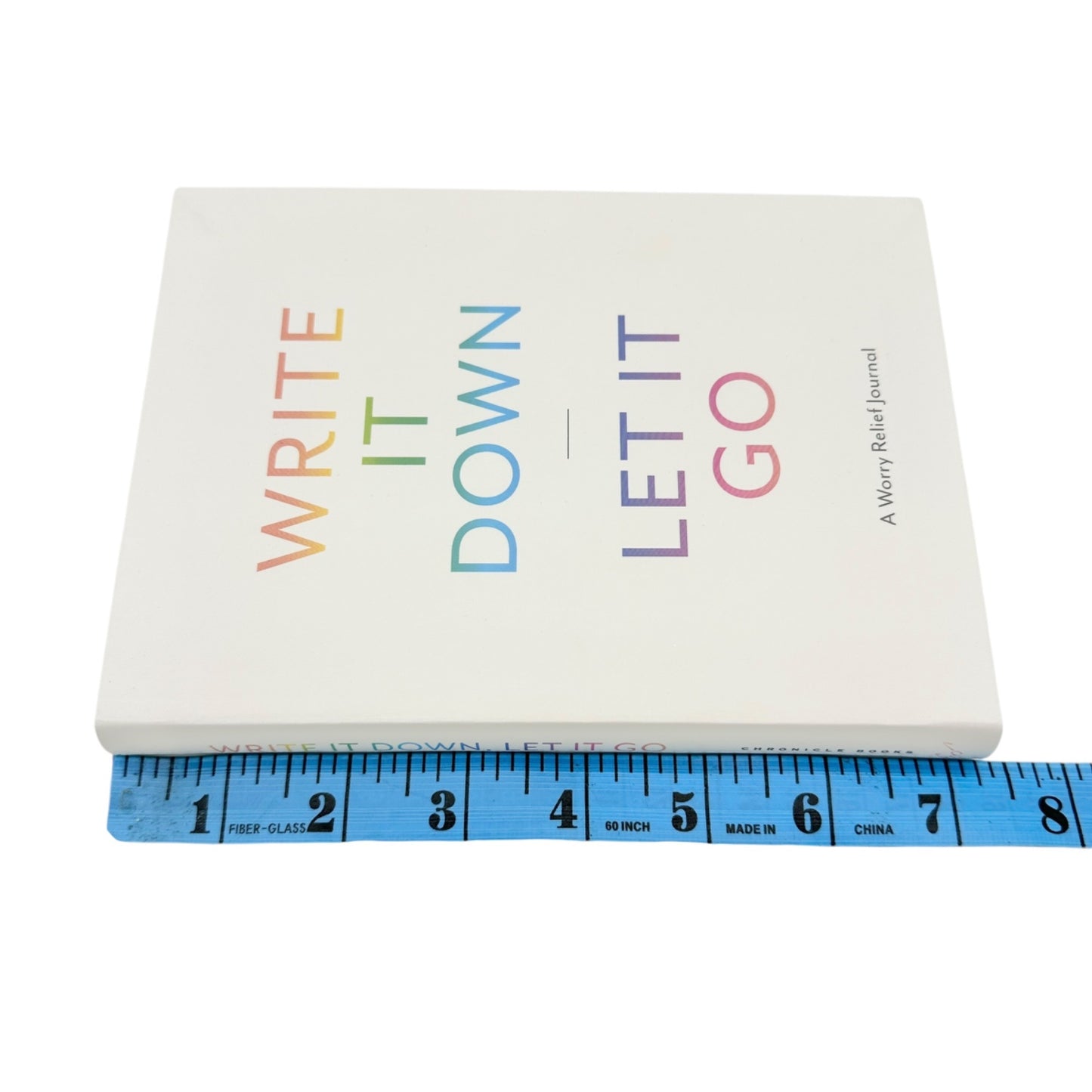 Write It Down Let It Go Worry Relief Journal By Chronicle Books Hardcover