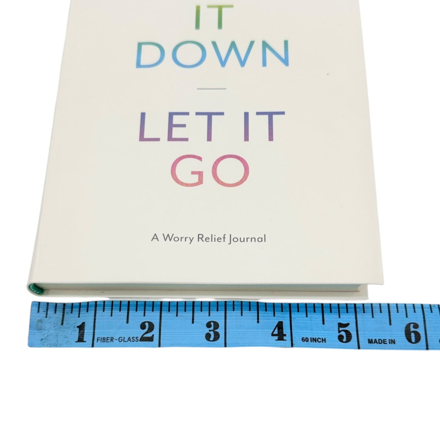 Write It Down Let It Go Worry Relief Journal By Chronicle Books Hardcover