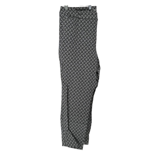 Old Navy Pixie Pants Womens Size 18 High Rise Slim Ankle Black White Patterned