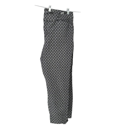 Old Navy Pixie Pants Womens Size 18 High Rise Slim Ankle Black White Patterned
