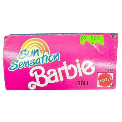 Sun Sensation Barbie Doll Dazzling Jewelry Real Lipstick Mattel 1991 New In Box