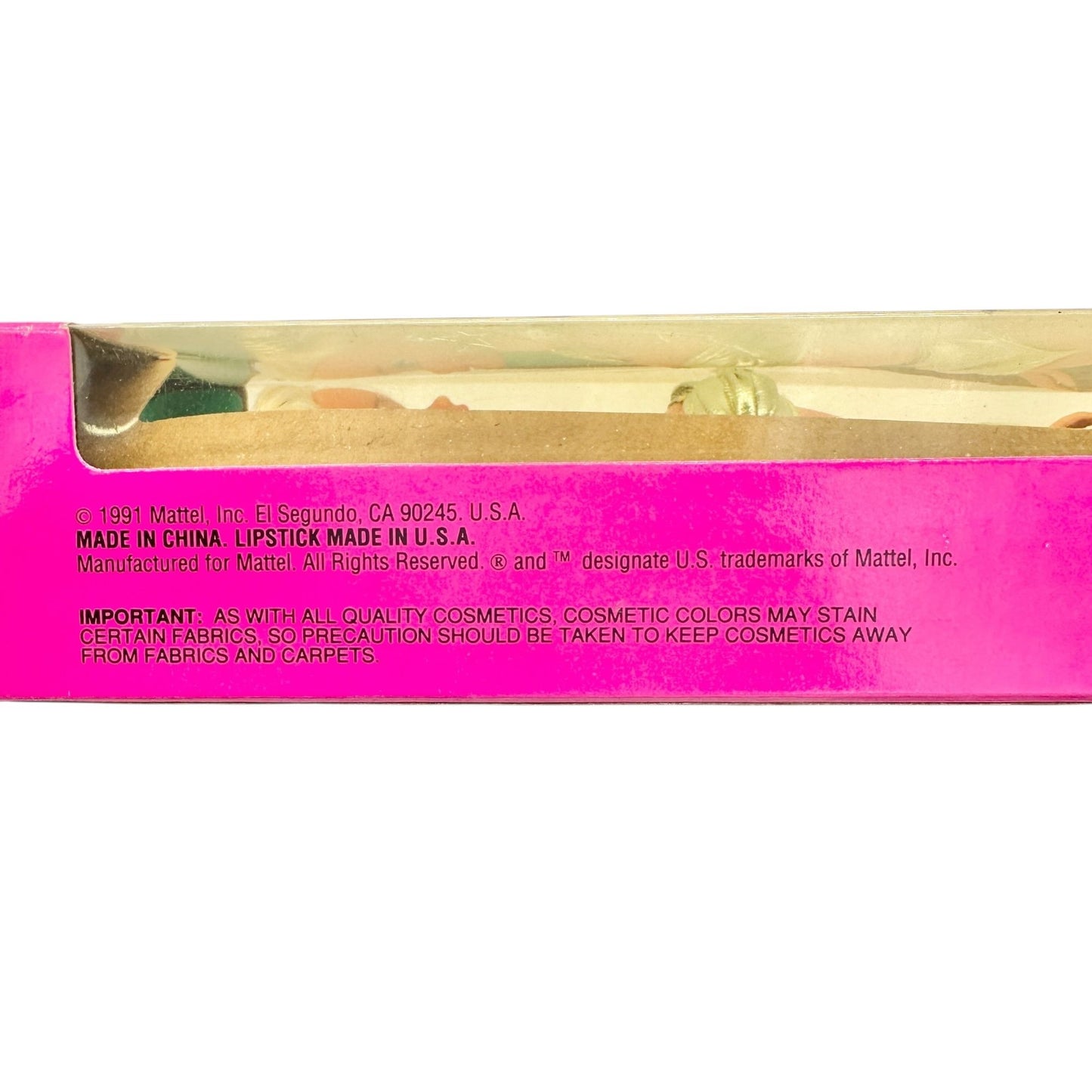 Sun Sensation Barbie Doll Dazzling Jewelry Real Lipstick Mattel 1991 New In Box