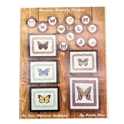 Vintage 5 Cross Stitch Pattern Books 1973-83 Wedding Country Hearts Butterflies
