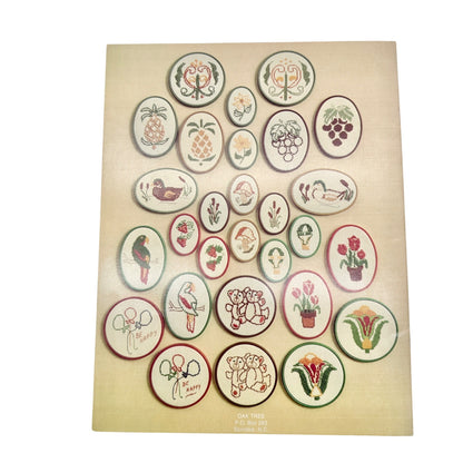 Vintage 5 Cross Stitch Pattern Books 1973-83 Wedding Country Hearts Butterflies