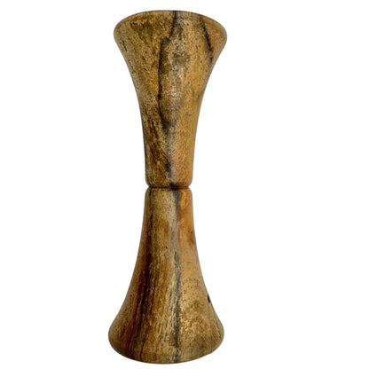 Vintage Creative Playthings Wooden Baby Rattle 5 inch Long Natural Wood Finish