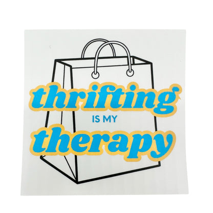 Thrifting Themed Vinyl Stickers Set Of 3 Durable Fun Designs 2.5 inches