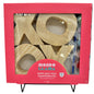 Mondo Llama Paint-Your-Own XOXO Wood Letters Kit Paints Brushes Valentines Love