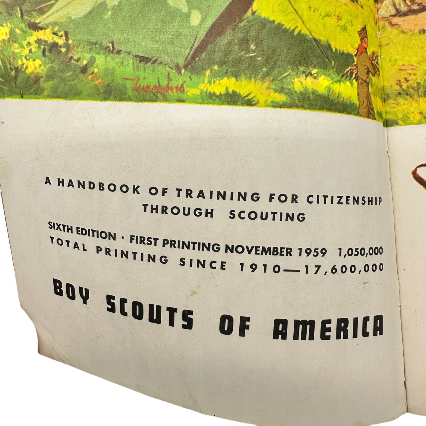 Boy Scouts of America 1959 Handbook For Boys Vintage Paperback Scouting
