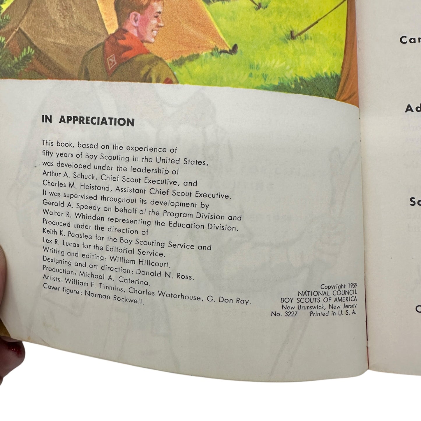 Boy Scouts of America 1959 Handbook For Boys Vintage Paperback Scouting