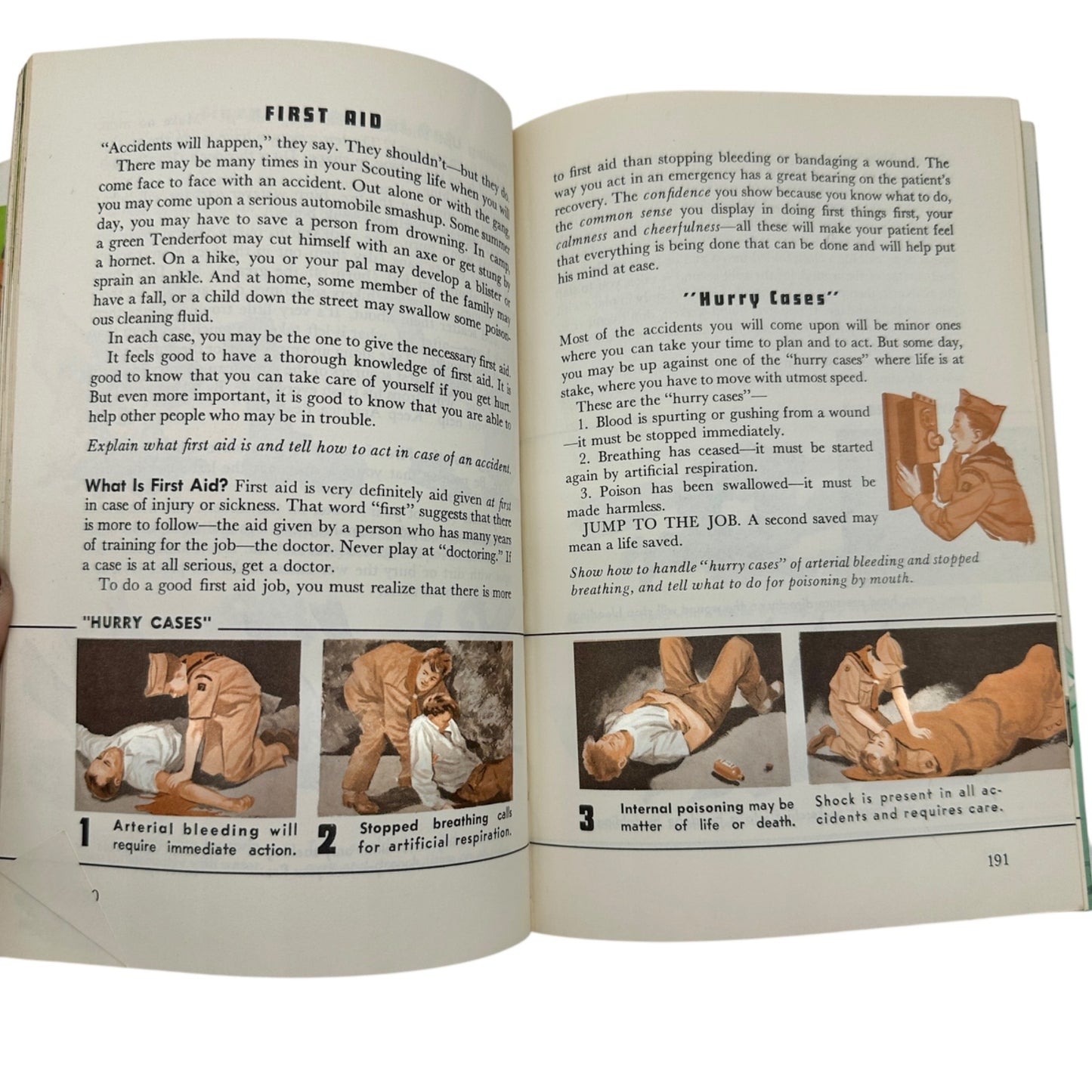 Boy Scouts of America 1959 Handbook For Boys Vintage Paperback Scouting