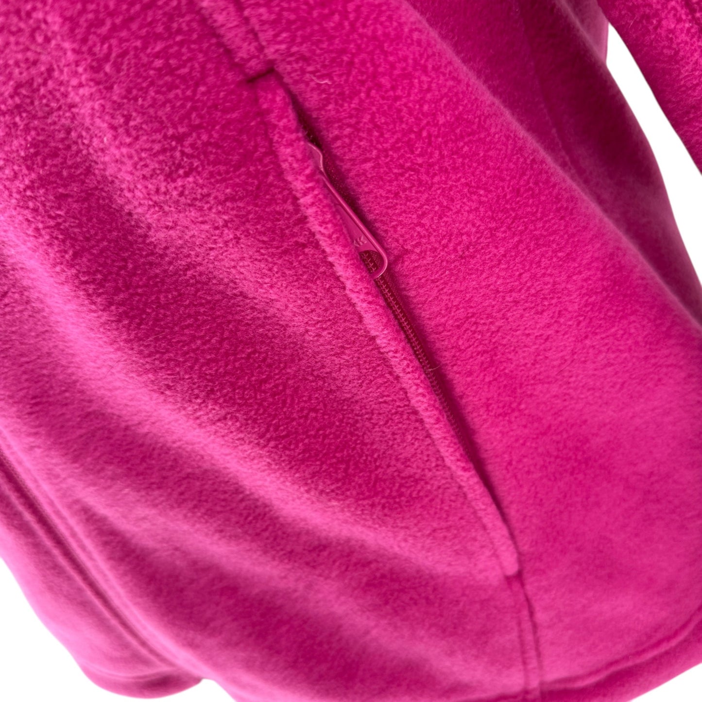 Columbia Fleece Jacket Womens L Purple Pizzazz Full Zip Warm Polyester Soft Cozy
