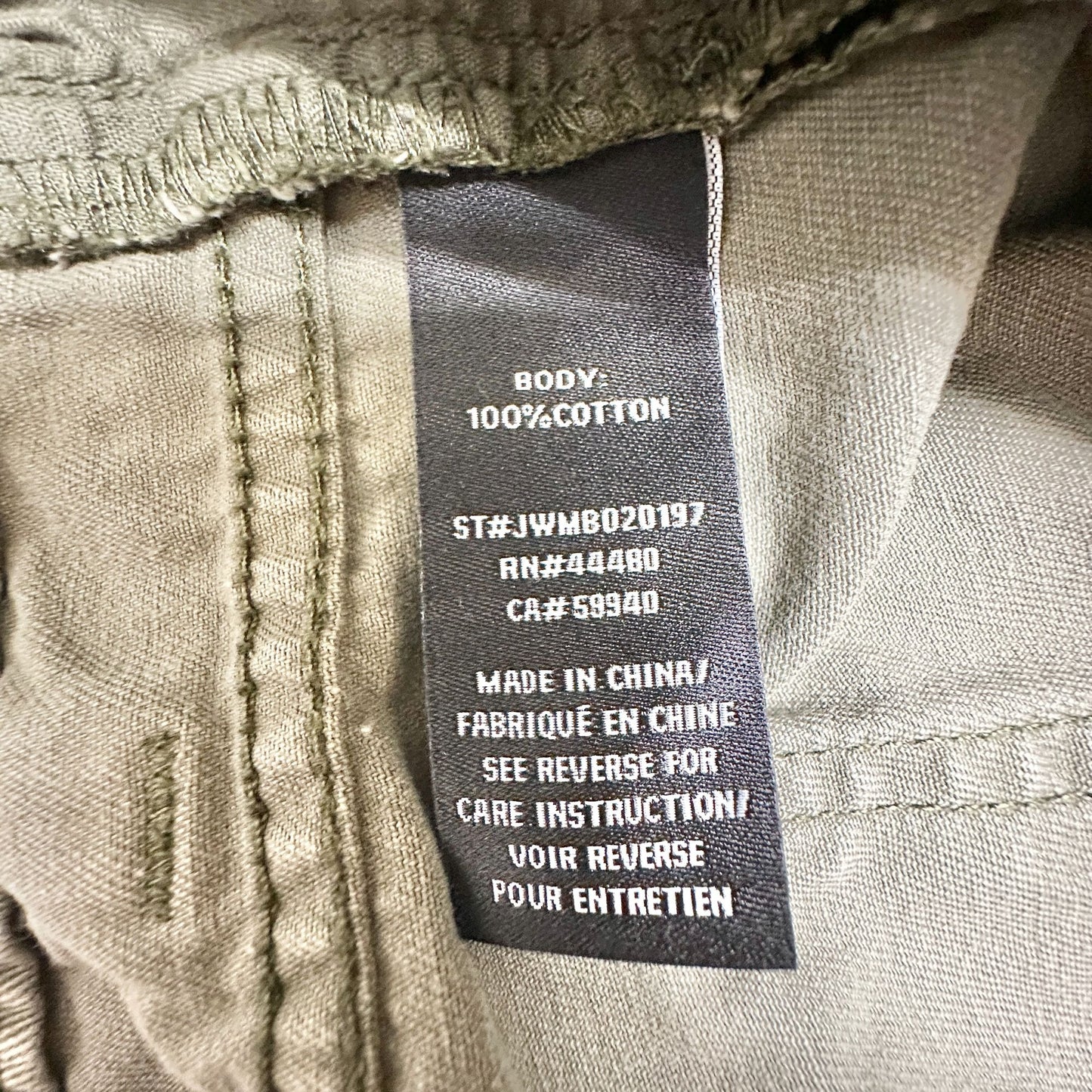 Jaywalker Jeans Mens Size 36 Distressed Olive Green Slim Fit Cotton 31 Inseam