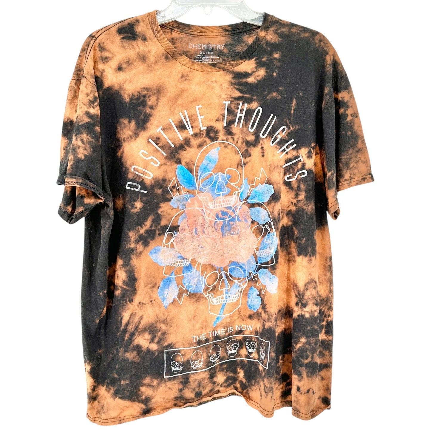 Chemistry Tee Shirt Mens XL Tie-Dye Positive Thoughts Graphic Tee Vintage Style