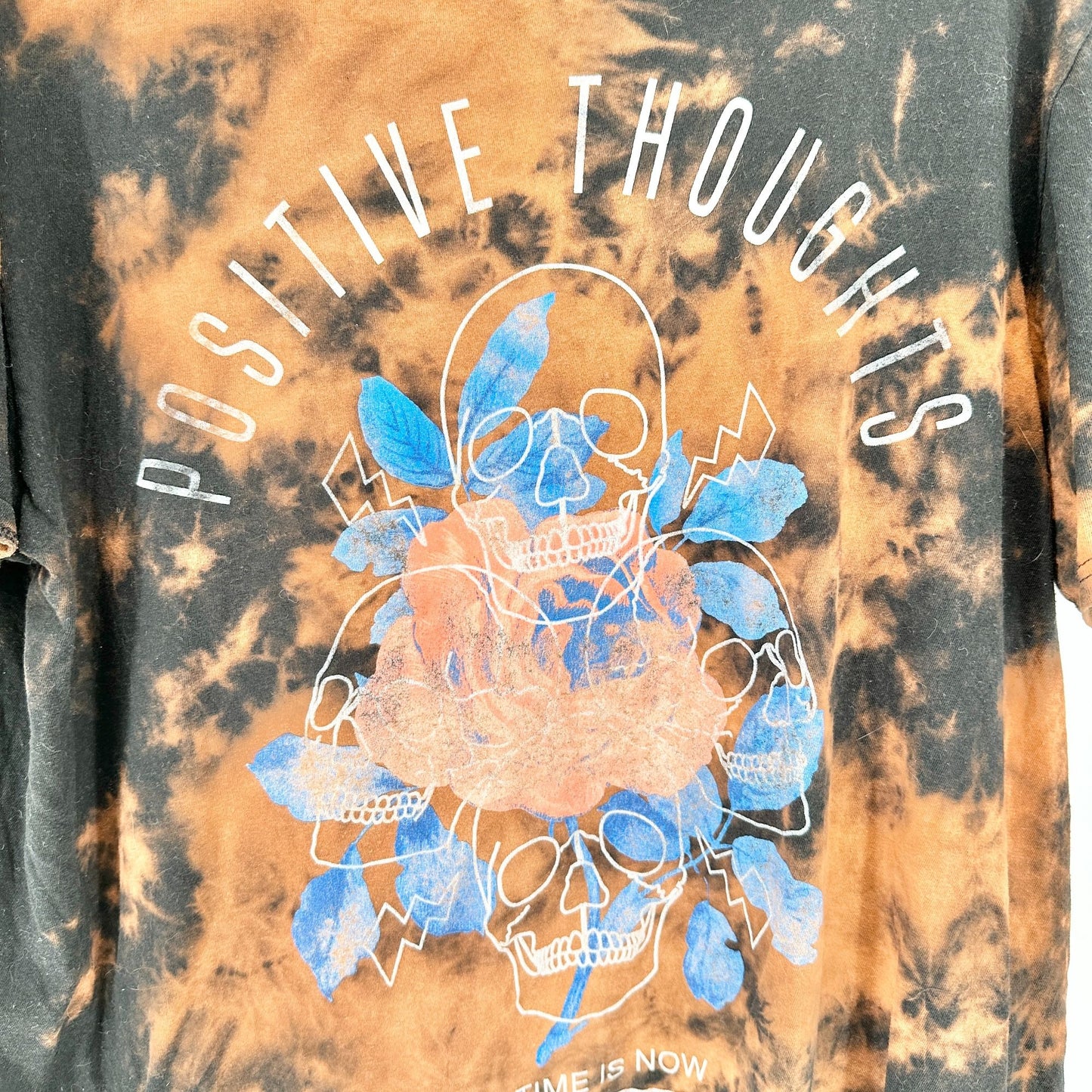 Chemistry Tee Shirt Mens XL Tie-Dye Positive Thoughts Graphic Tee Vintage Style