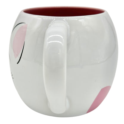Disney Marie Aristocats Ceramic Mug Large 29 oz Capacity White Pink Red Interior