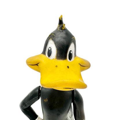 Vintage 1960s Daffy Duck Plastic Figure Looney Tunes Collectible Warner Bros. 8”