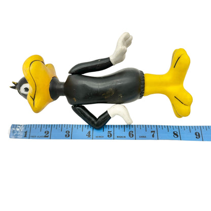 Vintage 1960s Daffy Duck Plastic Figure Looney Tunes Collectible Warner Bros. 8”