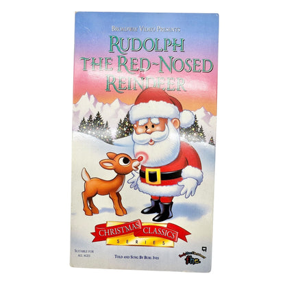 Vintage Christmas VHS Lot Of 6 Holiday Classics Frosty Santa Claus Drummer Boy