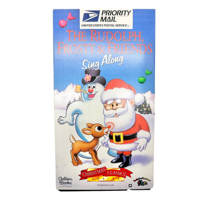 Vintage Christmas VHS Lot Of 6 Holiday Classics Frosty Santa Claus Drummer Boy