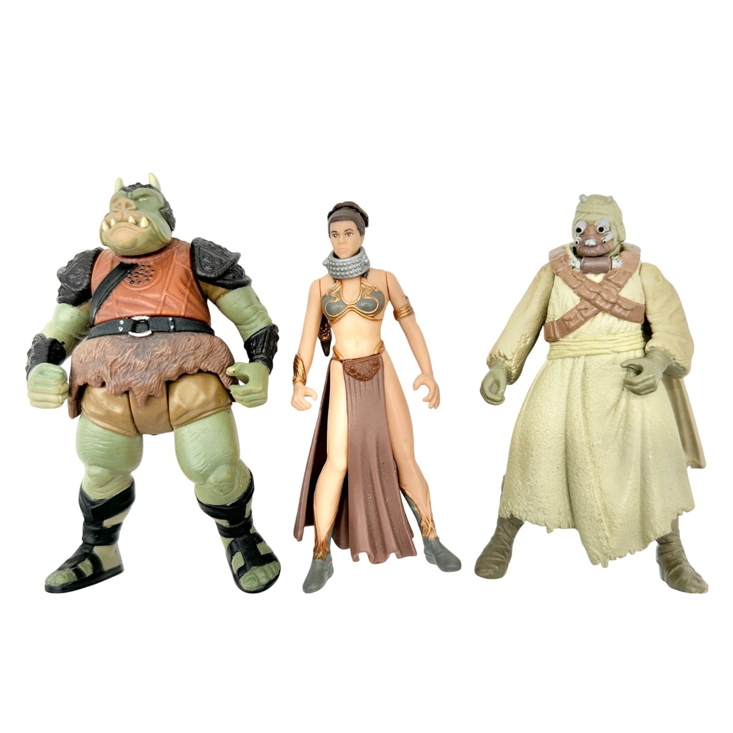 Star Wars Figures Gamorrean Guard Princess Leia as Slave Tatooine Tusken Raider