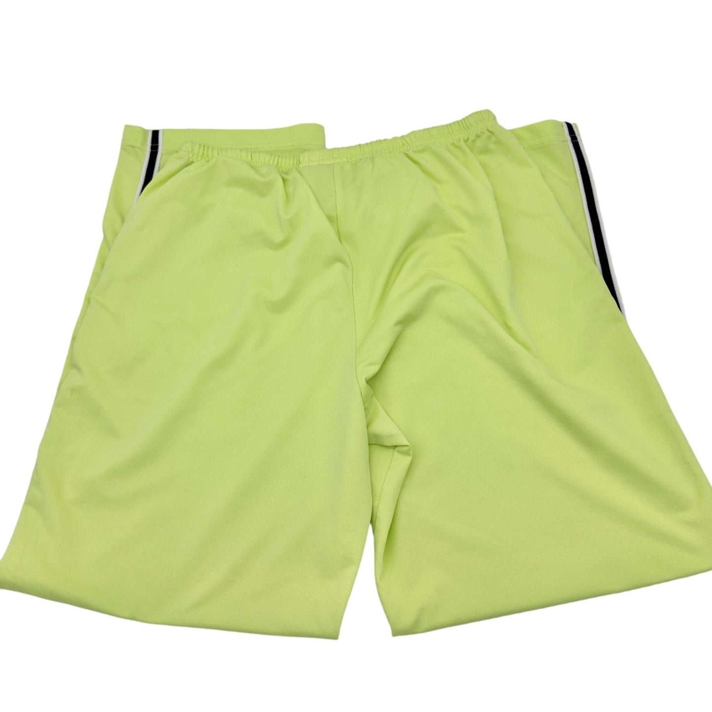 Prospirit Athletic Track Pants Womens Large Lime Green Polyester Elastic Waist