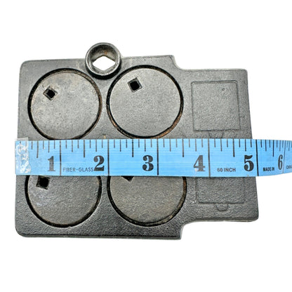 Queen Cast Iron Miniature Toy Stove With Accessories Vintage Style Collectible