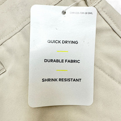 Champion Shorts Womens L 12-14 Quick Dry Beige Polyester Shrink Resistant