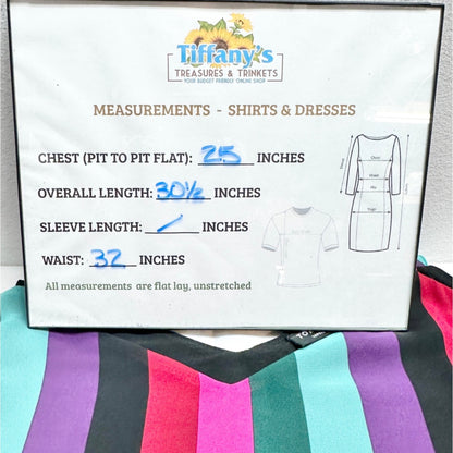 Torrid 3 Sophie Sleeveless Swing Cami Top Bright Multicolor Stripe Size 22-24