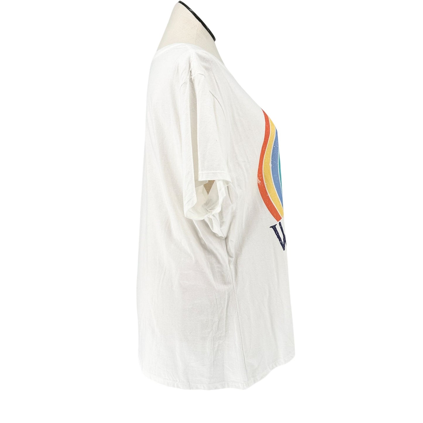 Wanderlust Graphic Tee White 3XL Cotton Ring Spun Relaxed Fit by Port & Company