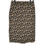 Talbots Pencil Skirt Womens Size 6 Leopard Print Pencil Cotton Blend Knee Length