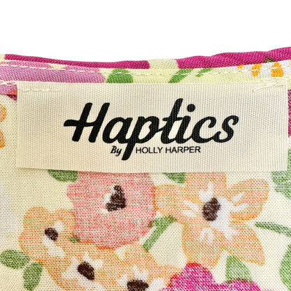 Haptics By Holly Harper Peasant Top Womens S Floral Print Lightweight 3/4 Sleeve