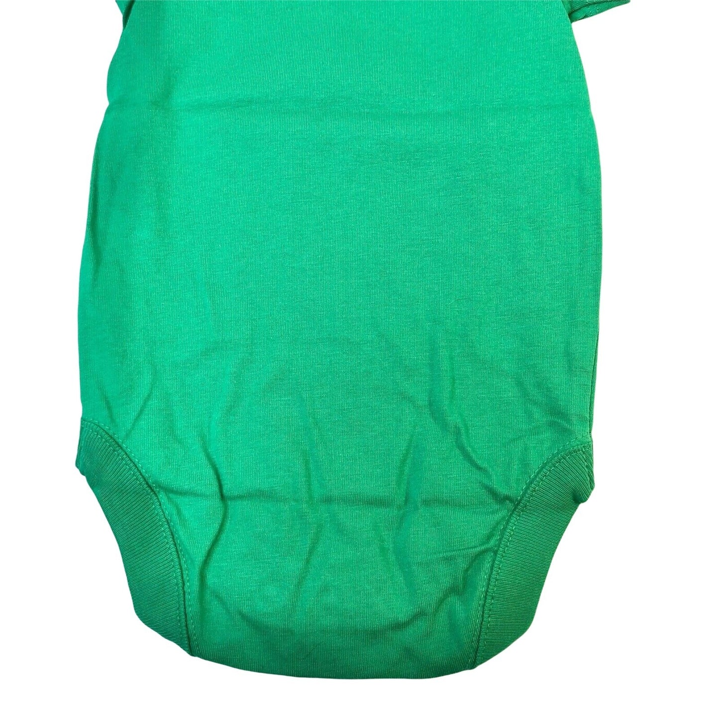 The Childrens Place Green 1pc IRISH Bodysuit 0-3M Shamrock St. Patricks Day