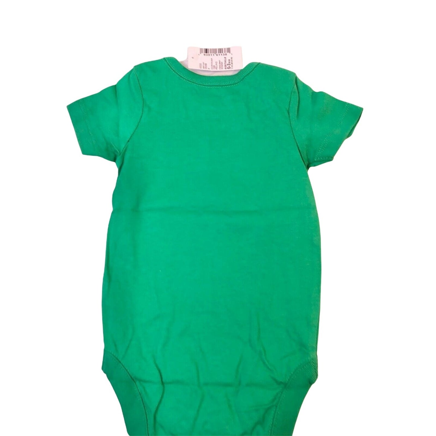 The Childrens Place Green 1pc IRISH Bodysuit 0-3M Shamrock St. Patricks Day