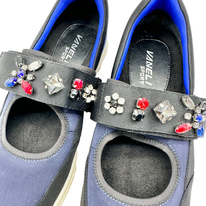 VANELI Sport Oldys 8.5N Navy Nicole Combo Lightweight Shoe Jewels in Box