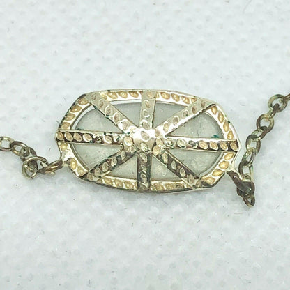 Kendra Scott Silver Tone Necklace with Stone Adjustable